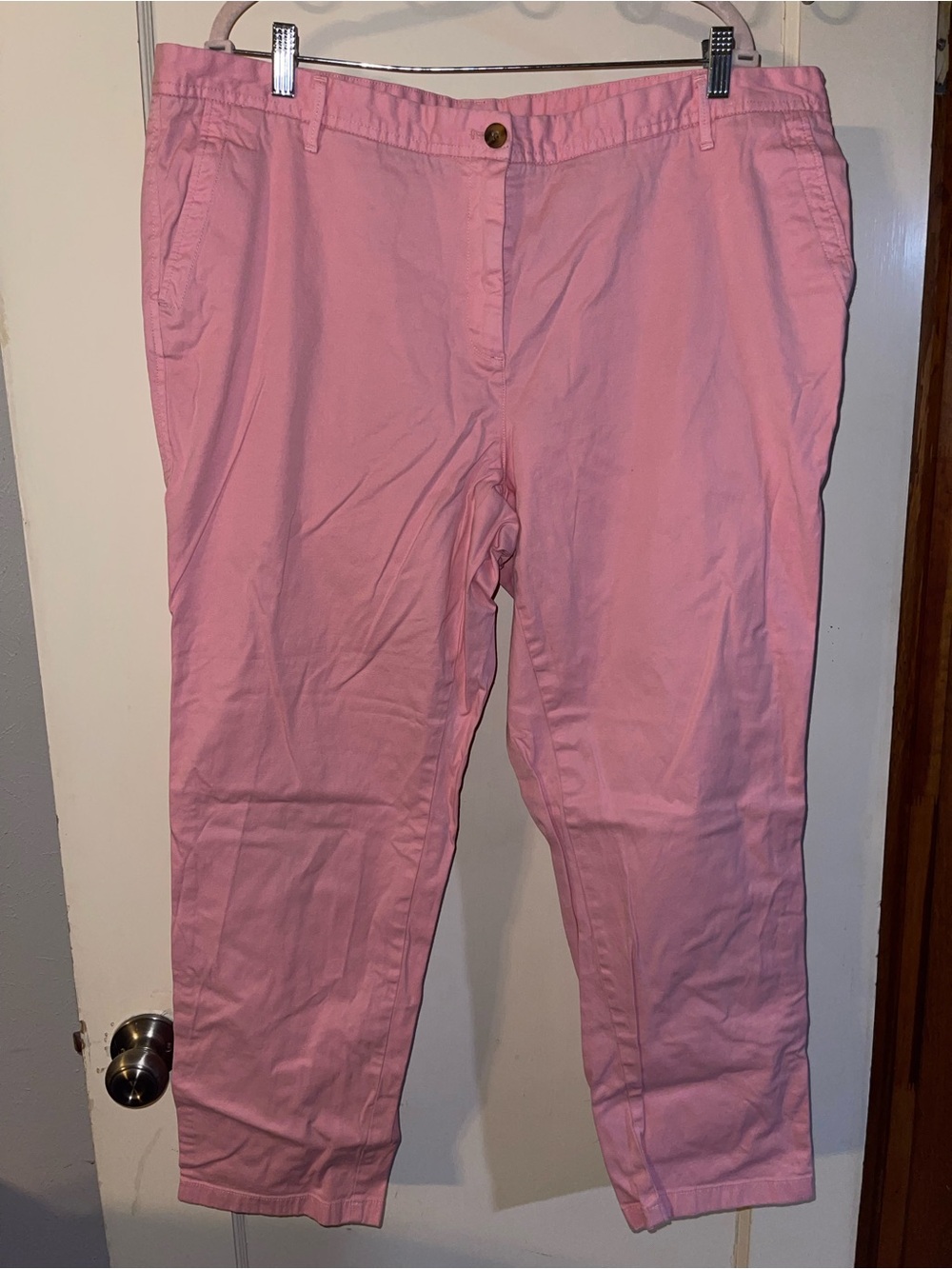 Talbots Pink Straight Leg Relaxed Chino